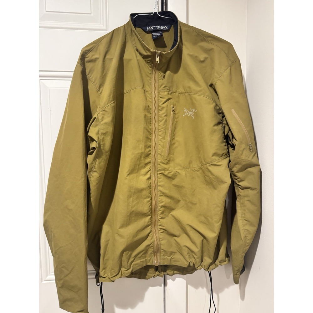 Arc'teryx Squamish Anabatic Jacket Algae Wind Shell Running Packable Men's L